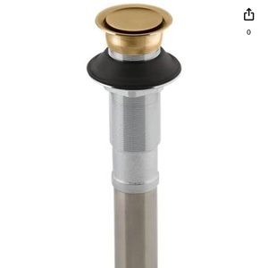 Kohler K 7124 RGD Pop-Up Clicker Sink Drain in Rose Gold